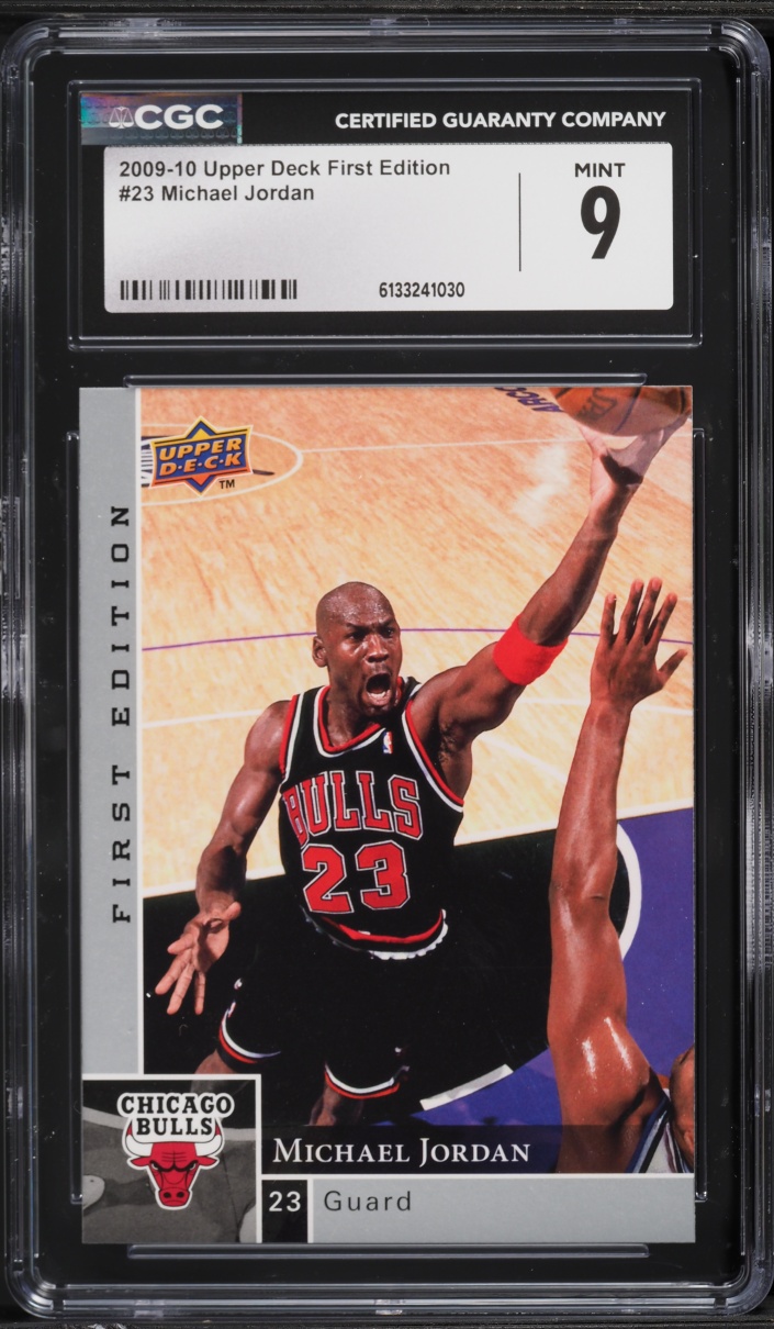 2009 Upper Deck First Edition Michael Jordan #23 CGC 9 MINT