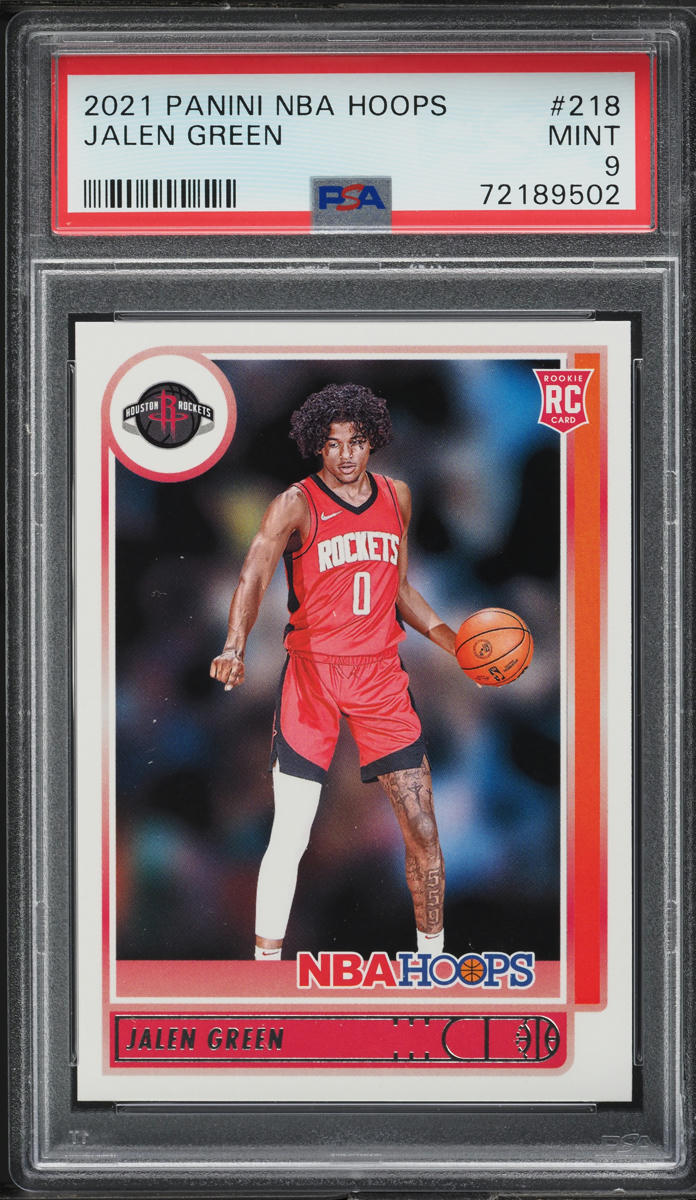 2021 Hoops Jalen Green ROOKIE #218 PSA 9 MINT