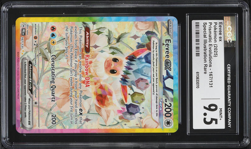 2025 Pokemon Chinese SV Gem Pack Vol. 2 Eevee VMAX #0114 CGC 9