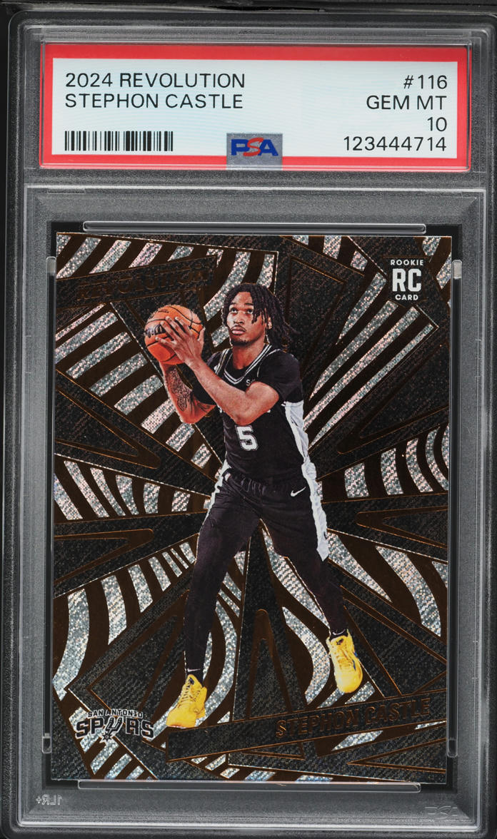 2024 Panini Revolution Stephon Castle ROOKIE #116 PSA 10 GEM MINT
