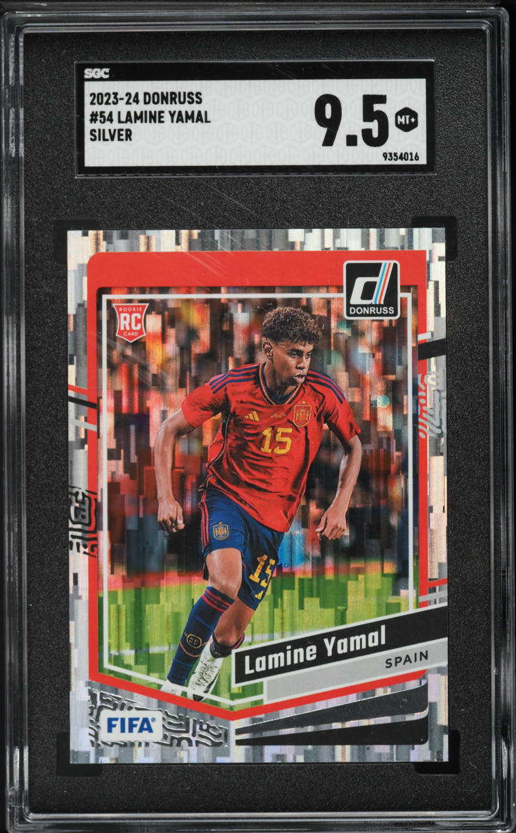2023 Donruss Silver Lamine Yamal ROOKIE #54 SGC 9.5 MINT+