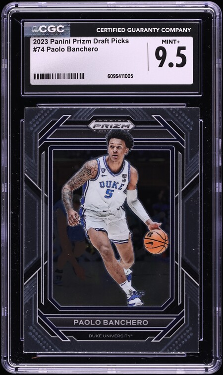 2023 Panini Prizm Draft Picks Paolo Banchero #74 CGC 9.5 MINT+