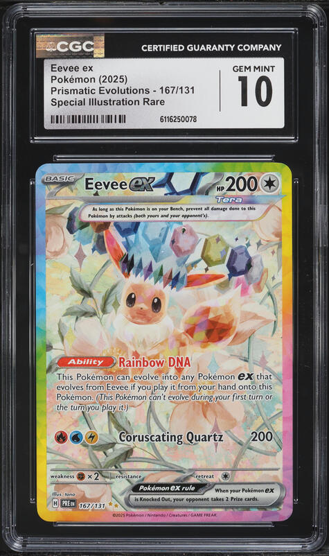 2025 Pokemon SV Promo Prismatic Evolutions ETB Full Art Eevee #173