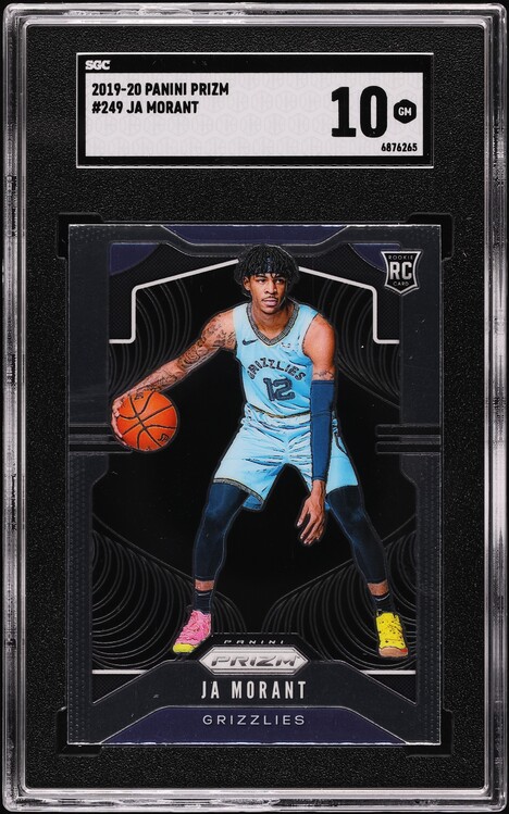 2019 Prizm Ja Morant Red Wave RC ルーキーカード Ja Morant 2019 Prizm #249 Red Ice Price Guide - Sports Card