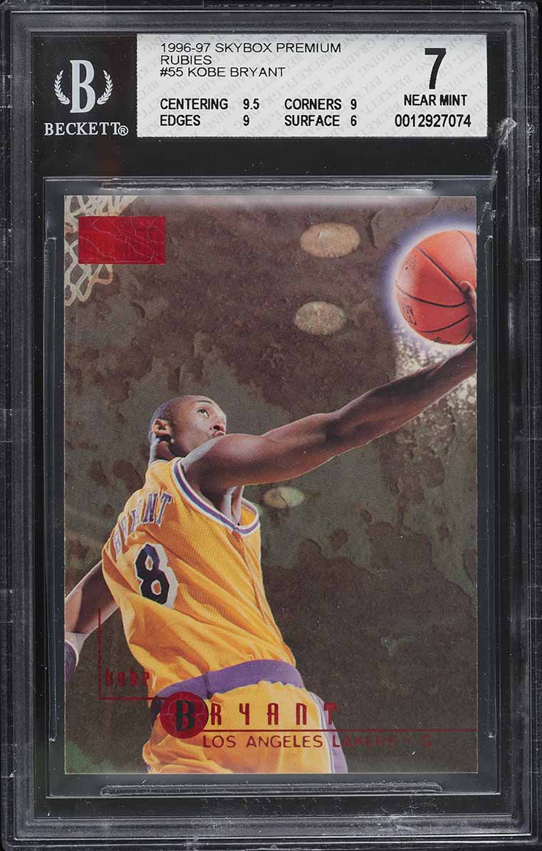 PSA 9 Mint 1996 Skybox Premium Kobe Bryant #203 Rookie Card