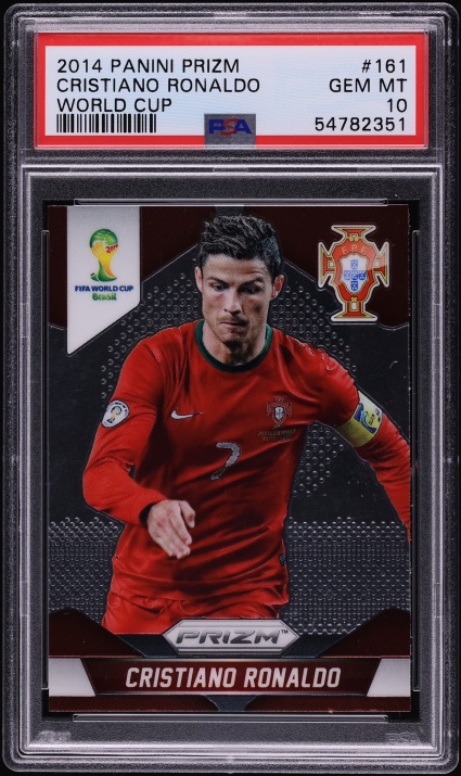 2014 Panini Prizm World Cup Cristiano Ronaldo #161 PSA 10 GEM MINT