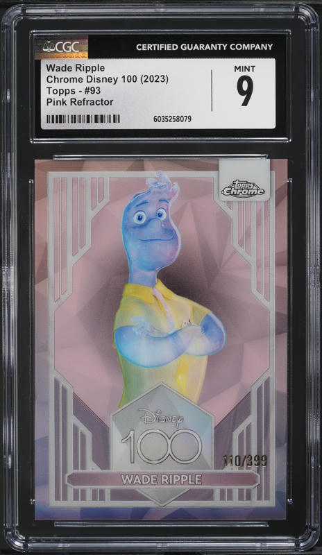 2023 Topps Chrome Disney 100 Pink Refractor Nemo /399 #13