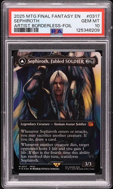 2025 Magic The Gathering MTG Final Fantasy Borderless Summon
