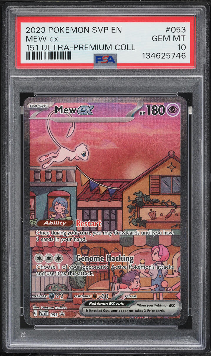 2023 Pokemon Scarlet & Violet Promo 151 Ultra Premium Collection Full Art Mew EX #53 PSA 10 GEM