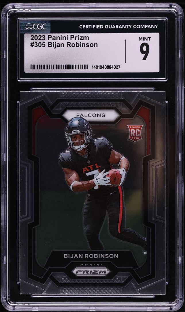 2023 Panini Prizm Bijan Robinson ROOKIE #305 CGC 9 MINT