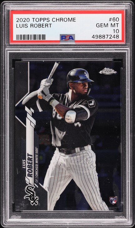 2020 Topps Chrome Xfractor Luis Robert ROOKIE #60 PSA 10 GEM