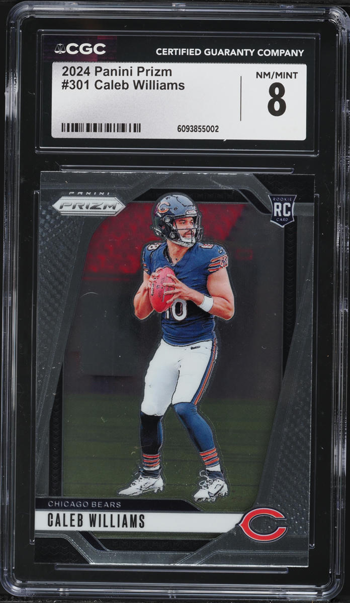 2024 Panini Prizm Caleb Williams ROOKIE #301 CGC 8 NM-MT
