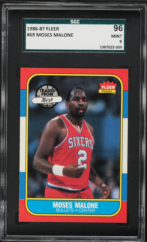 1986 Fleer Basketball Karl Malone ROOKIE #68 PSA 10 GEM MINT on