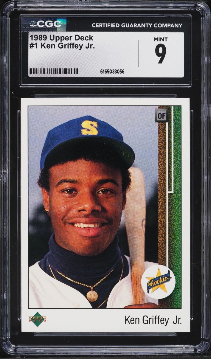 1989 Upper Deck Ken Griffey Jr. ROOKIE #1 CGC 9 MINT