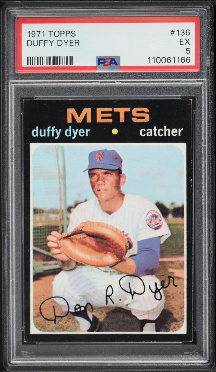 1971 Topps Duffy Dyer #136 PSA 5 EX