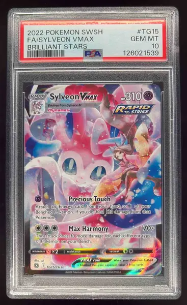 2022 Pokemon Sword & Shield Brilliant Stars Trainer Gallery Sylveon VM PSA 10