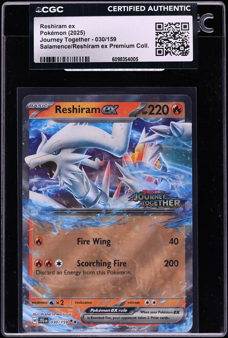 2025年 ポケモンカード RESHIRAM ex #168 GEM MT 10 2025 ポケモンカード レシラムex #168 GEM MT PSA10 2025 ポケモン