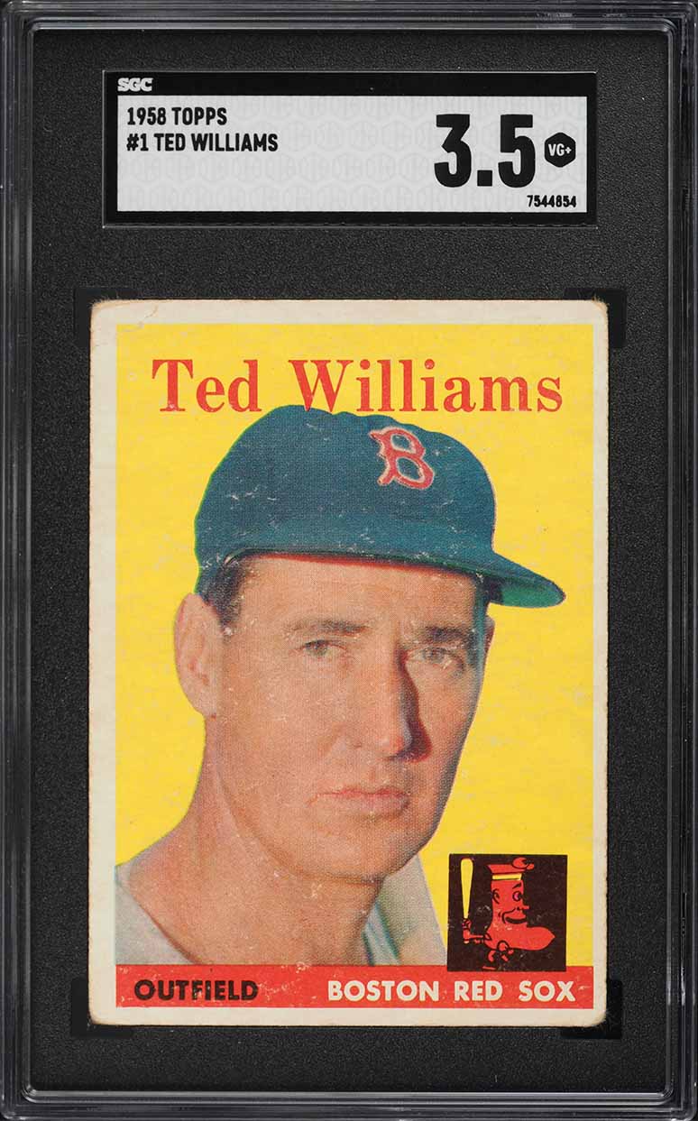 1958 Topps Ted Williams #1 SGC 3.5 VG+