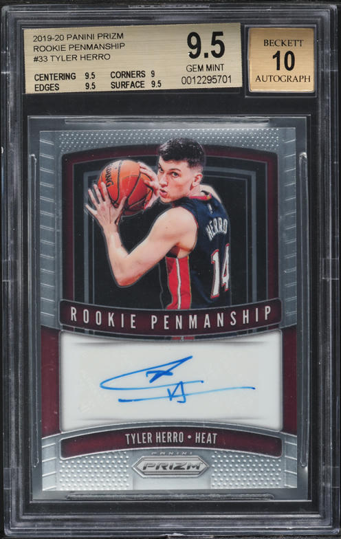 2019 Select Courtside Gold Prizm Tyler Herro ROOKIE /10 #267