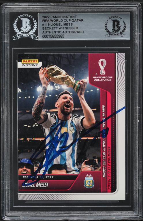 その他 FIFA World Cup 2022 Lionel Messi PSA10 LIONEL MESSI 2021-22 Mosaic FIFA World Cup Red Mosaic - PSA