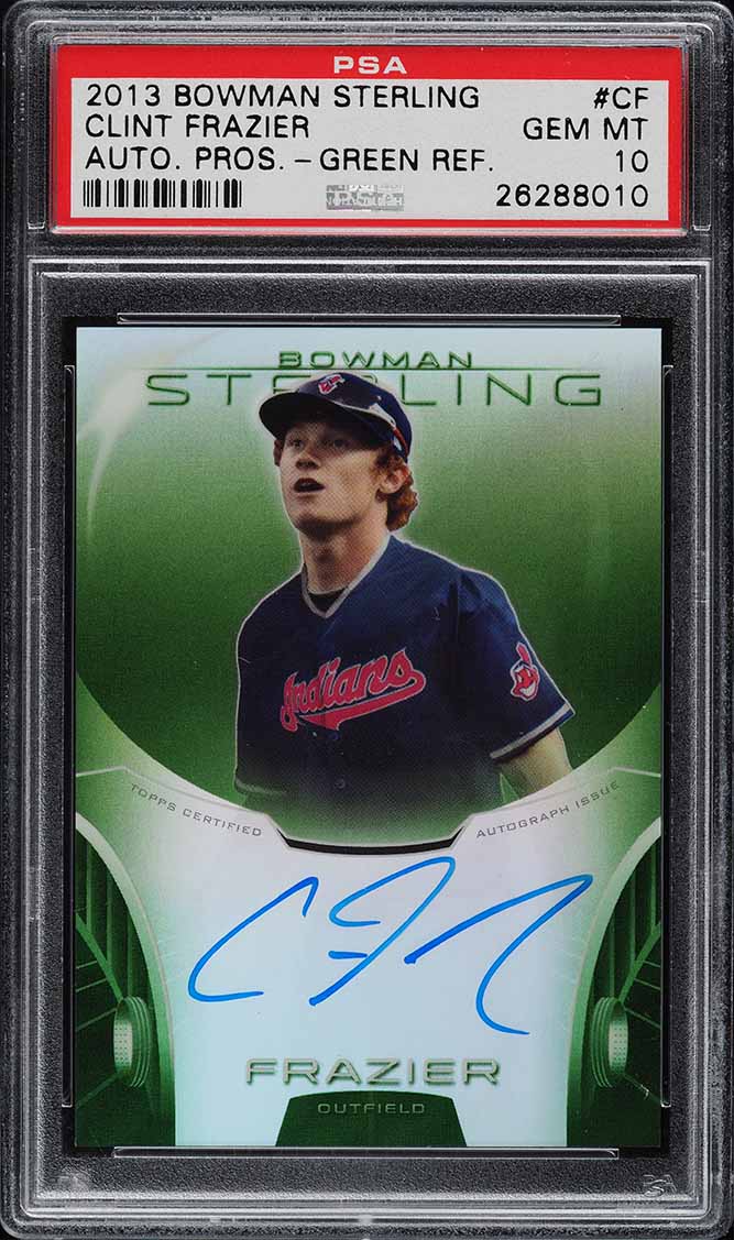 2015 Bowman Chrome Purple Refractor Gleyber Torres ROOKIE RC AUTO