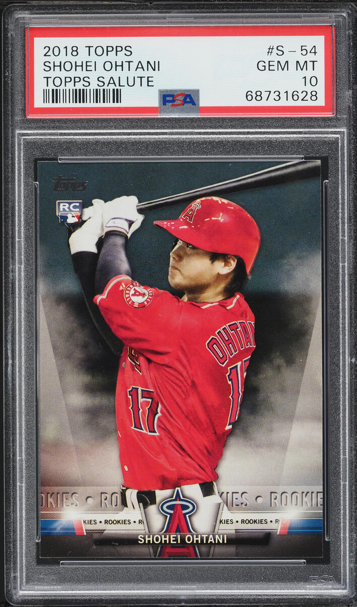 2018 Topps Salute Shohei Ohtani ROOKIE #S-54 PSA 10 GEM MINT