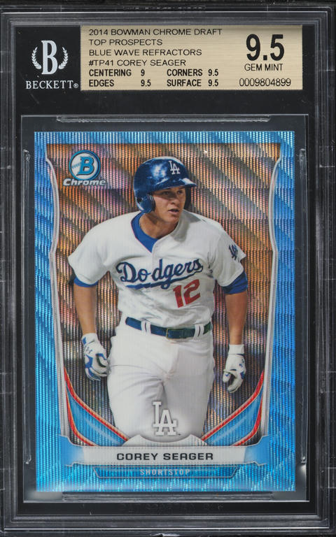 その他 COREY SEAGER Topps Chrome auto blue CollectingAll Sports Cards And Memorabilia | Corey Seager
