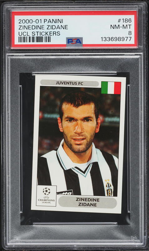 Image Sticker Zinédine Zidane France N°107 – Panini UEFA Euro 2004 – Neuf