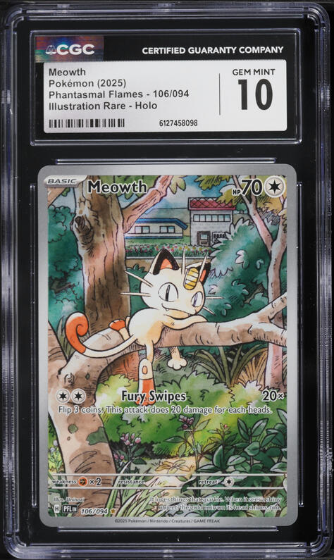 1996 Pokemon Japanese Green Poker Set Nintendo Playing Card Meowth