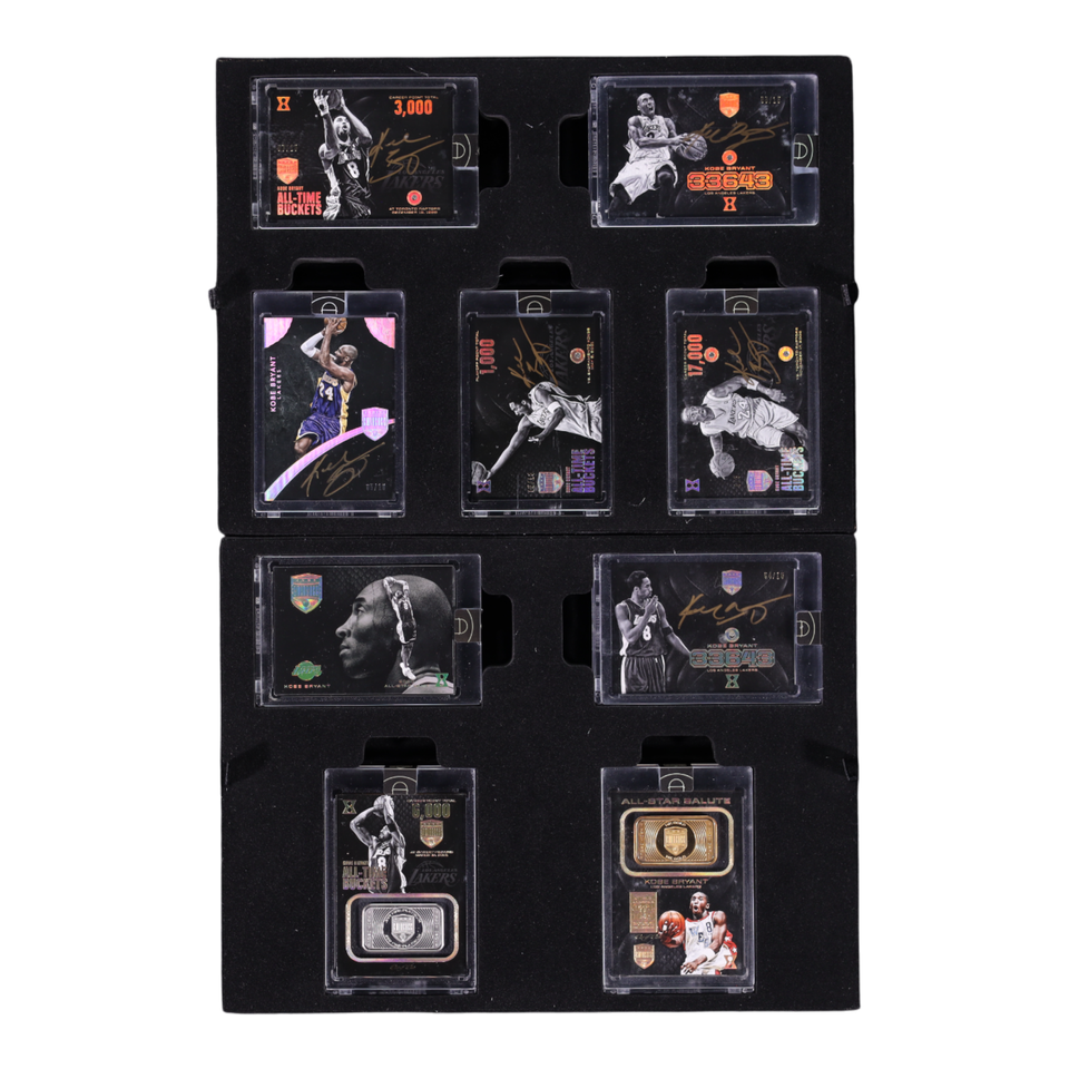 Lot(9) 2017 Panini Eminence Kobe Bryant Set Case w/ Diamond Autograph Tribute Cards