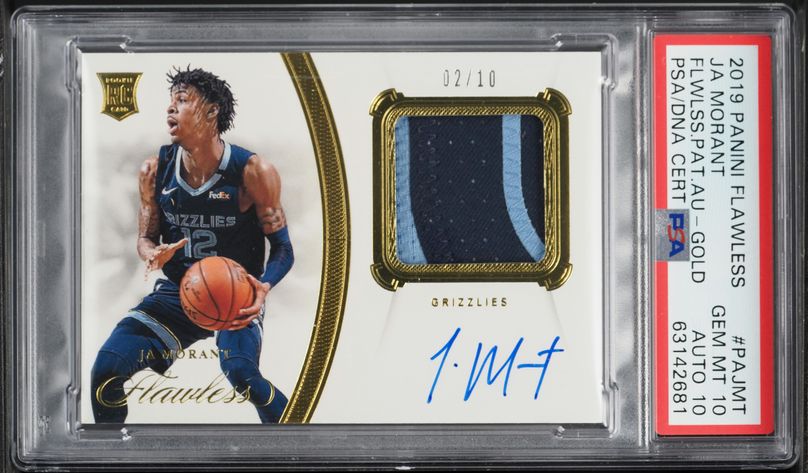 2019 Hoops Orange Ja Morant ROOKIE /25 #259 BGS 9 MINT on Fanatics