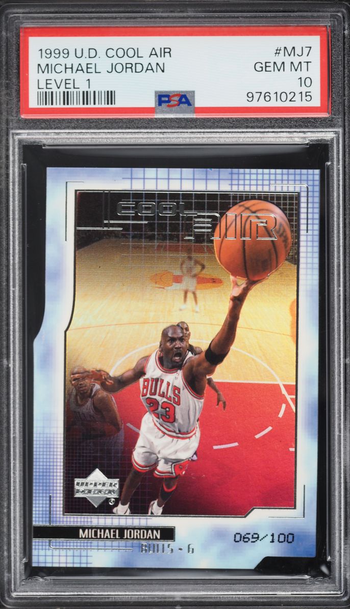 1999 Upper Deck Cool Air Level 1 Michael Jordan /100 #MJ7 PSA 10 GEM MINT