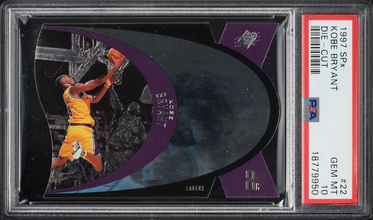 1997 SPx Die-Cut Kobe Bryant #SPX22 PSA 10 GEM MINT