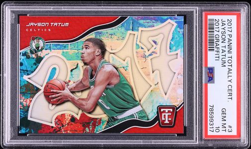 2017 Panini Prizm Red White Blue Jayson Tatum ROOKIE #16 PSA 10
