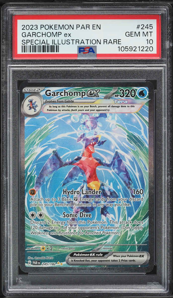 2023 Pokemon Scarlet & Violet Paradox Rift SIR Garchomp ex #245 PSA 10 GEM MINT