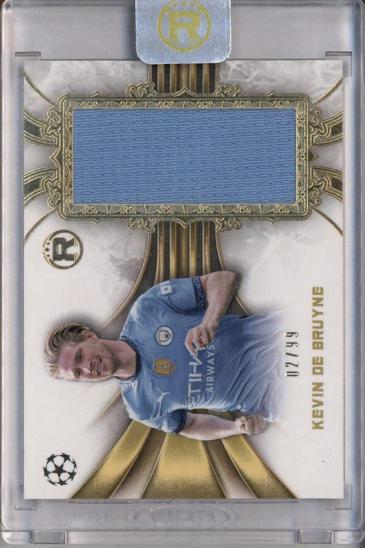 2024-25 Topps Reverence UEFA Reverence Relics #RR-DKB Kevin De Bruyne ...