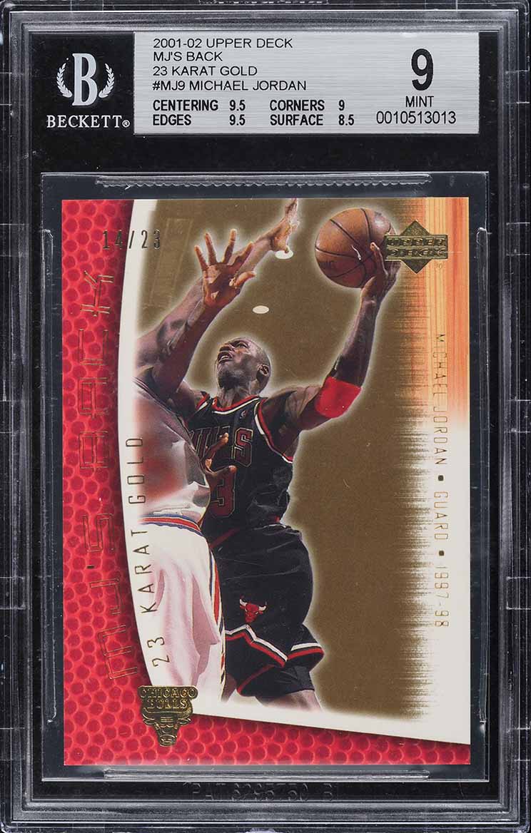 2001 Upper Deck Decade Team Michael Jordan #UD1 PSA 10 GEM MINT on