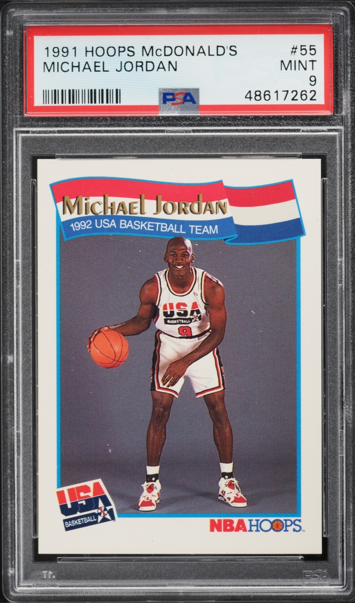 1991 Hoops McDonald's Michael Jordan #55 PSA 9 MINT