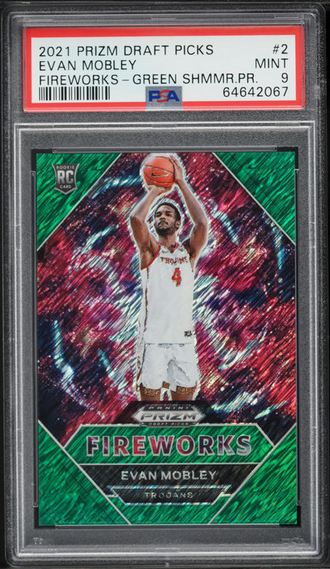 2021-22 Panini Chronicles Purple #368 Evan Mobley/Marquee on