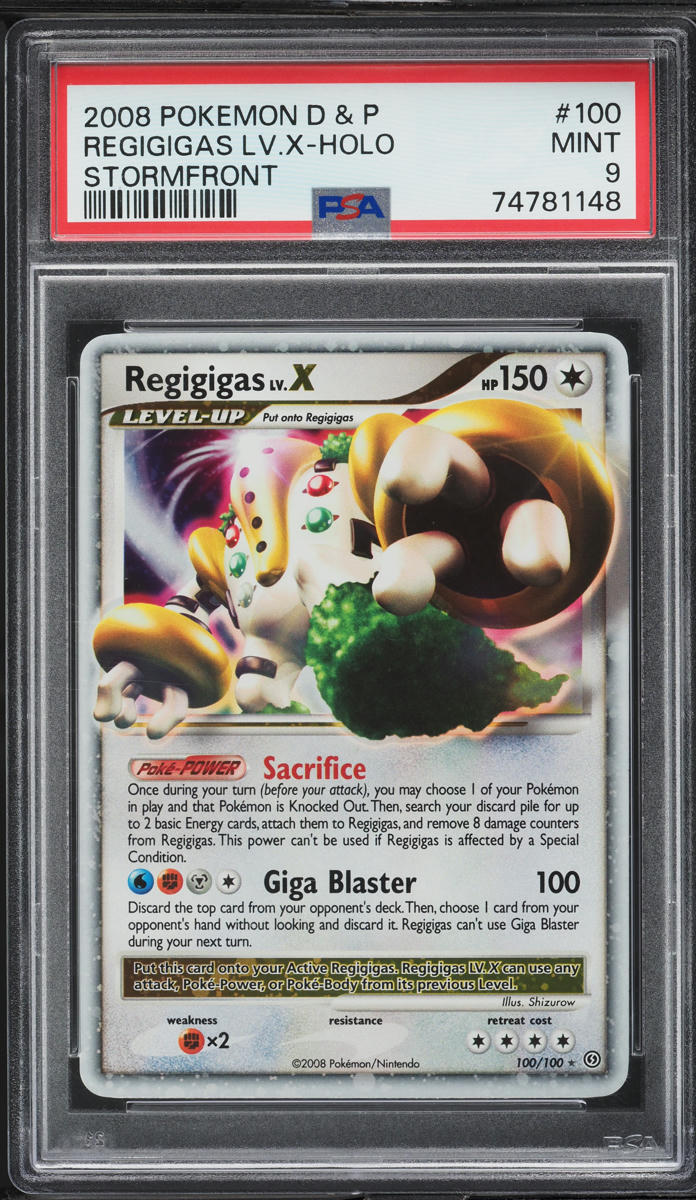 Carte Pokémon Mewtwo Lv.X – Demi-Deck Regigigas DP5 – Japonaise 2008 – Holo Rare