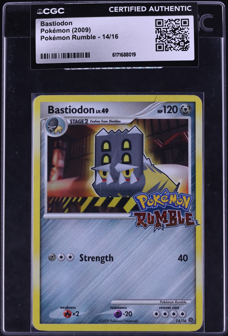 2009 Pokemon Platinum Rumble Bastiodon #14 CGC AUTH