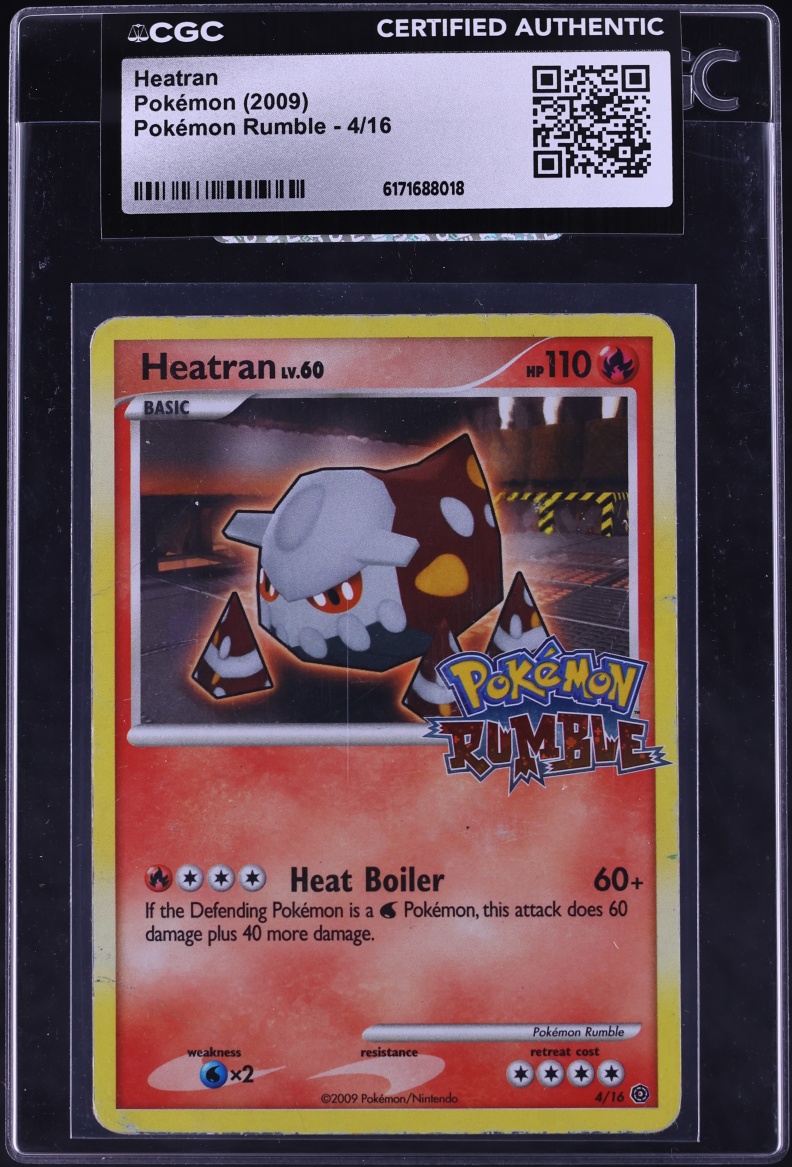 2009 Pokemon Platinum Rumble Heatran #4 CGC AUTH