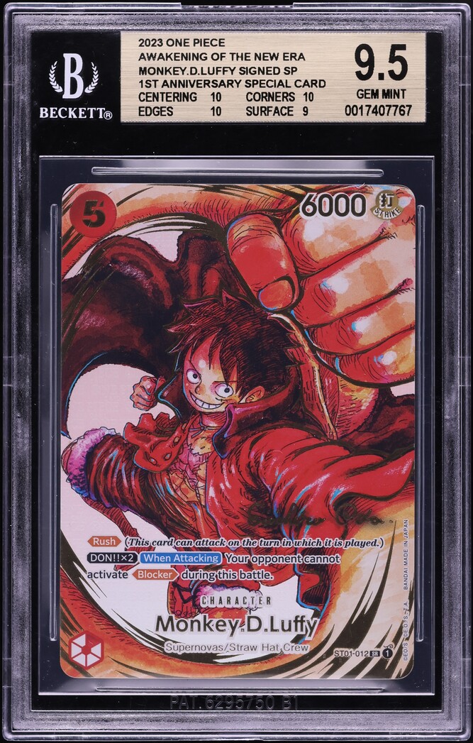 2023 ONE PIECE JPN モンキー・D・ルフィ #012 2023 One Piece Awakening Of New Era Alt Art Monkey D. Luffy
