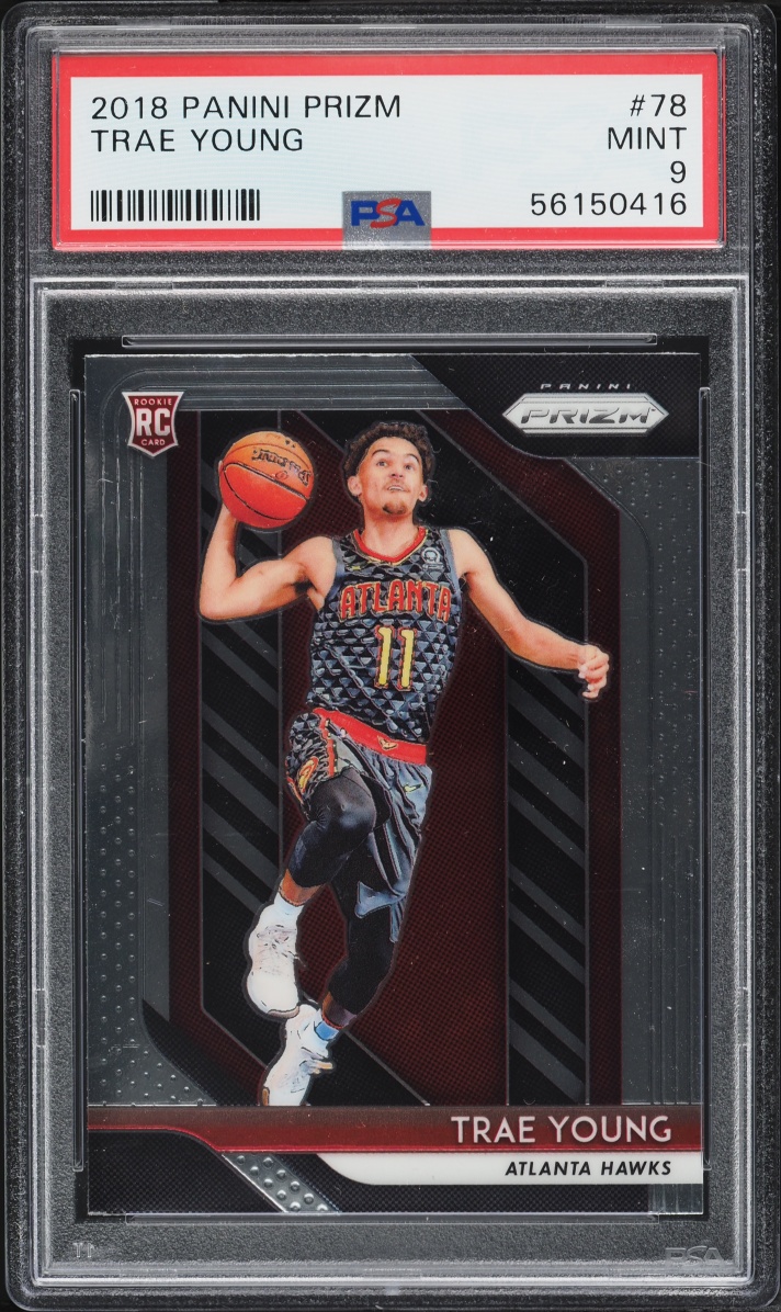 2018 Panini Prizm Trae Young ROOKIE #78 PSA 9 MINT