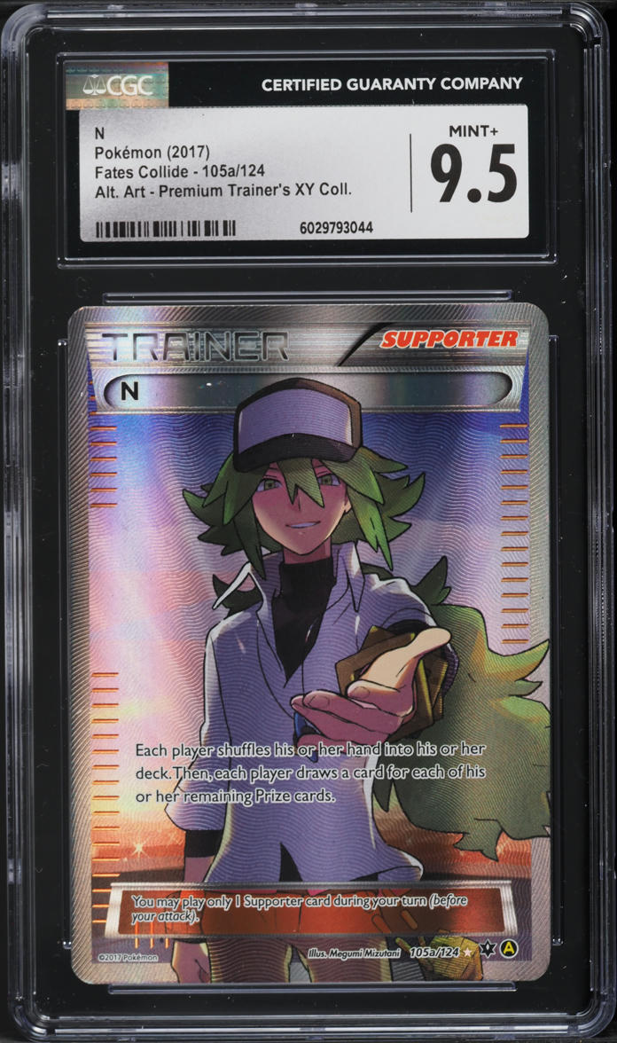 2017 Pokemon XY Fates Collide Alt Art Premium Trainer's XY Collection N CGC 9.5 - Main Image