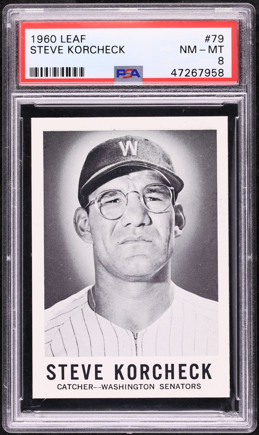 1960 Leaf Steve Korcheck #79 PSA 8 NM-MT