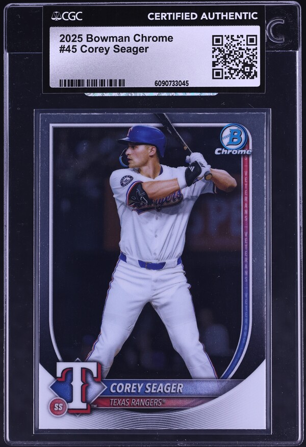 2016 Topps Chrome Sapphire Edition Corey Seager ROOKIE #85 PSA 10
