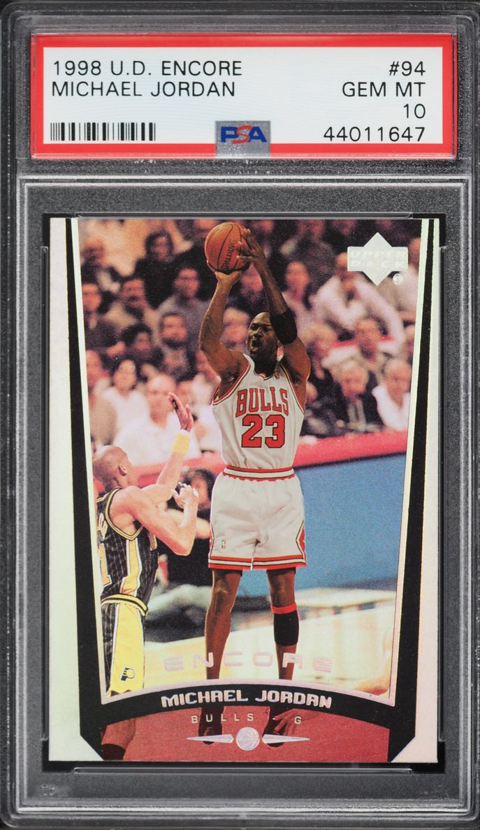 1998 Upper Deck Encore Michael Jordan #94 PSA 10 GEM MINT