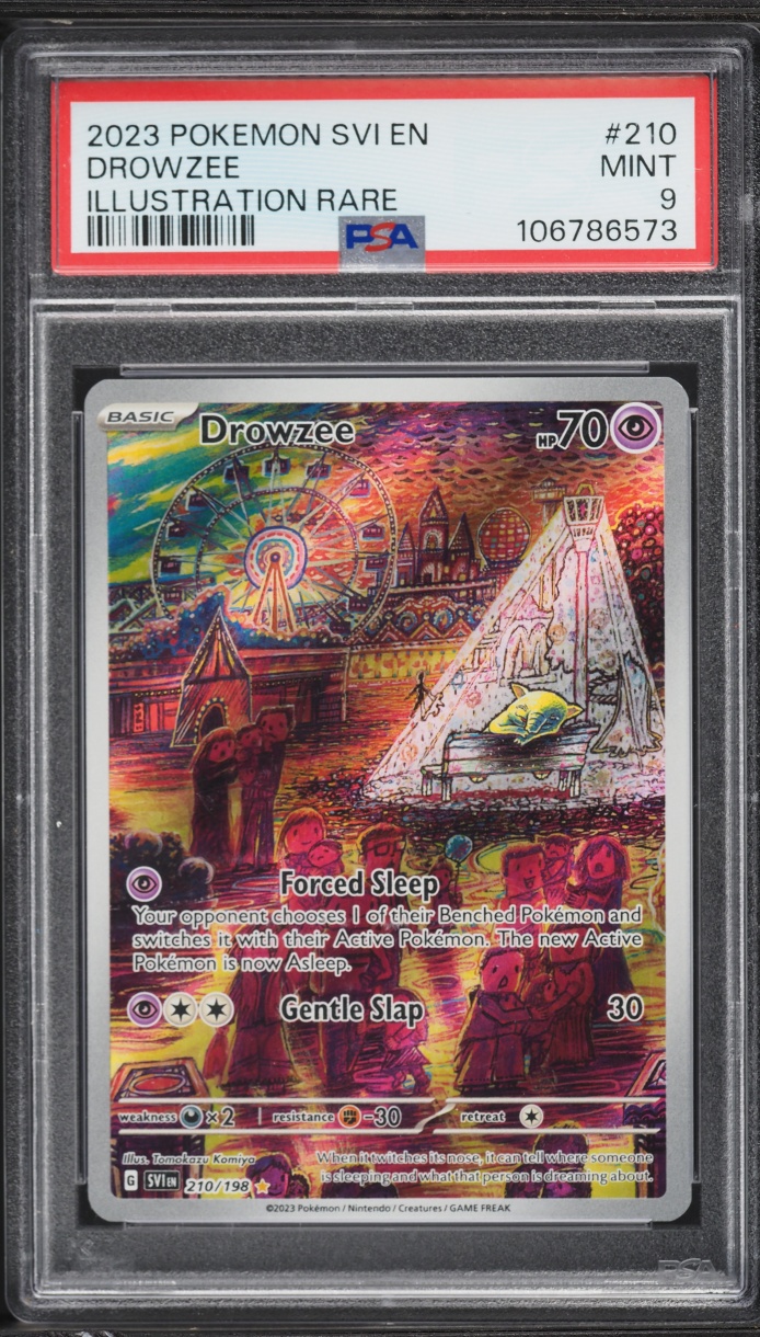 2023 Pokemon Scarlet & Violet IR Drowzee #210 PSA 9 MINT