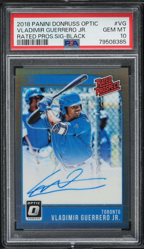 2019 Panini Phoenix Holo Vladimir Guerrero Jr. ROOKIE #14 BGS 9.5